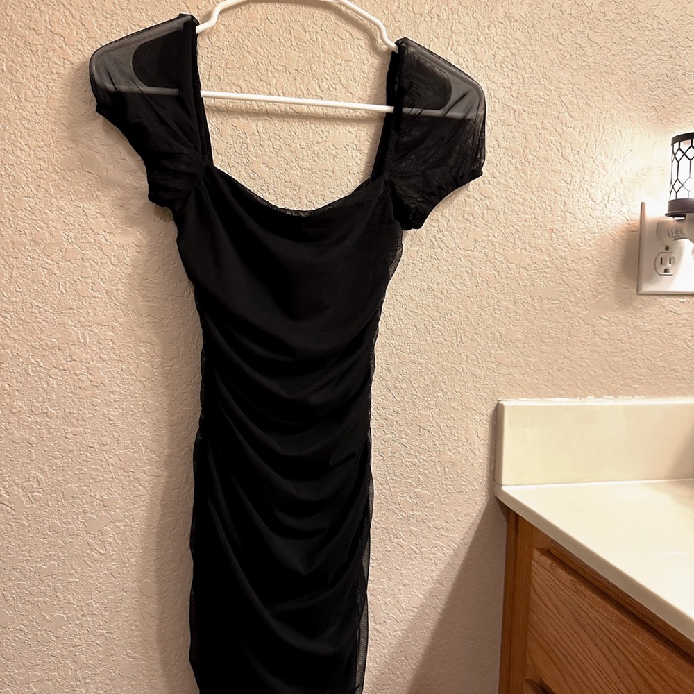 Princess Polly Charvi Mini Dress Black
